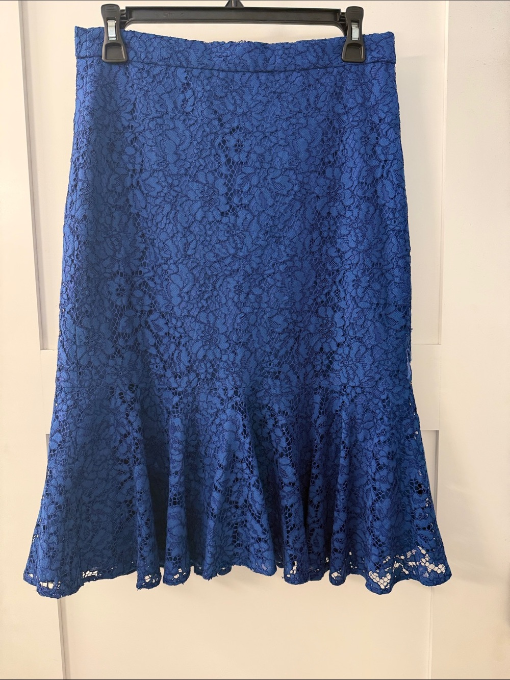 J. Crew Lace Trumpet Skirt